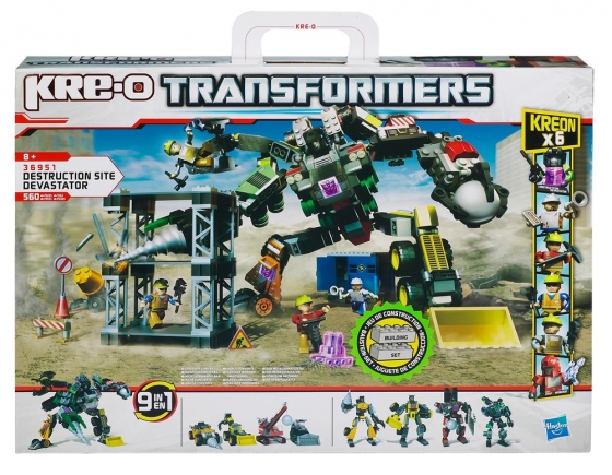 Hasbro Kre-o tra destruction site devastator