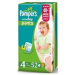  Pampers Active Boy Jumbo Maxi 9-14  52 