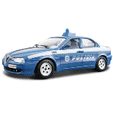  a Alfa R.156 Polizia (1999) 1/24  BBURAGO