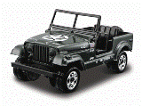   Jeep CJ-7 Army Green 1/43  BBURAGO