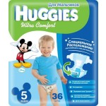 Huggies  Ultra Comfort   Jumbo 12-22  36 