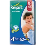  Pampers Active Baby  9-20  62 