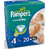  Pampers Active Baby Maxi 7-18  20 