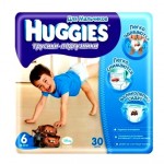 Huggies  6   Jumbo 16-22  30 