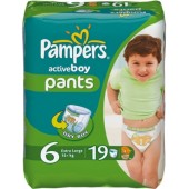  Pampers Active Boy Extra Large 16  19 